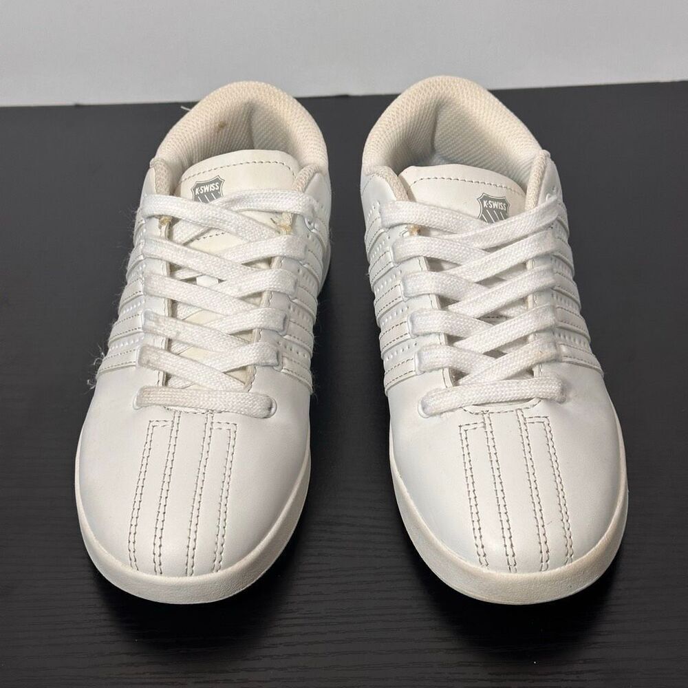 K Swiss Varsity White Shoes | Youth Size 5